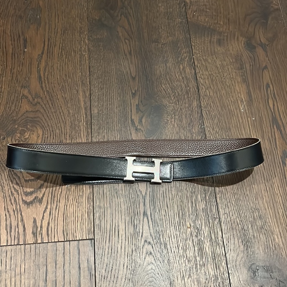 Authentic Hermes reversible belt